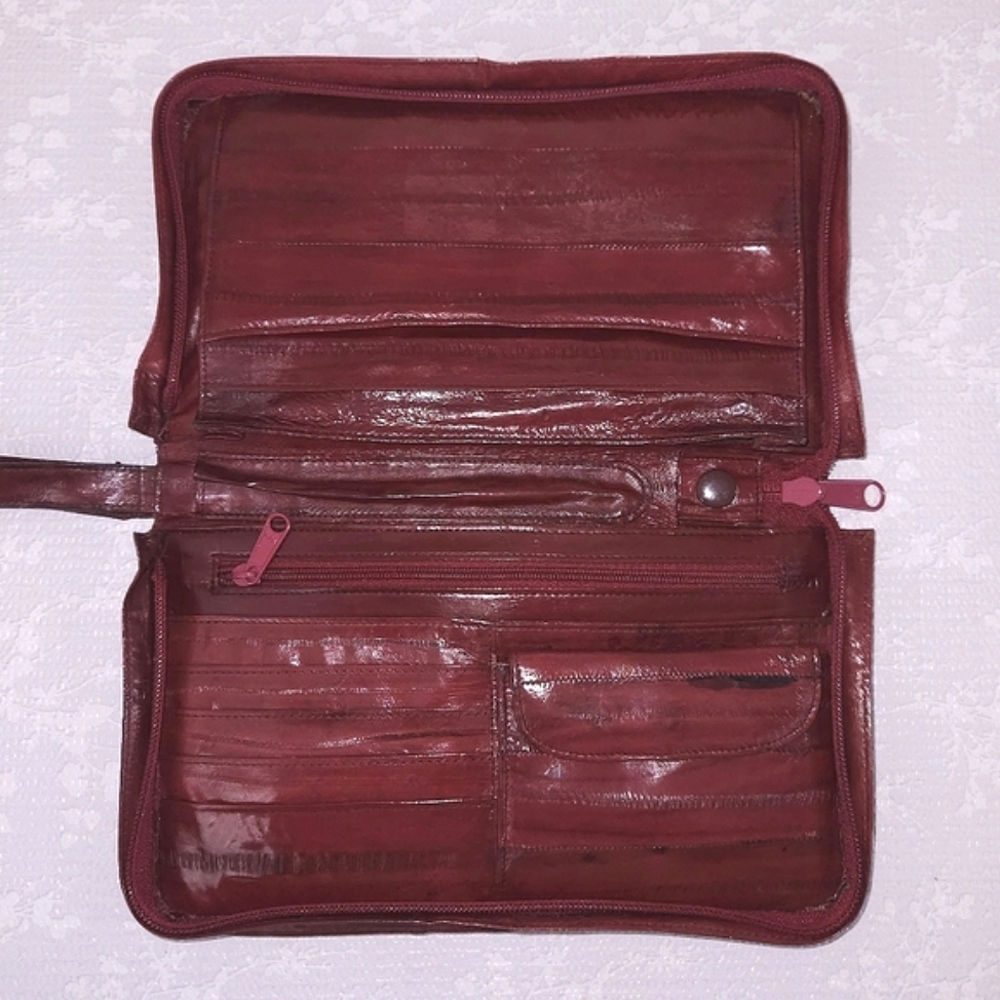 Vintage EEL Skin Clutch - Picture 8 of 16
